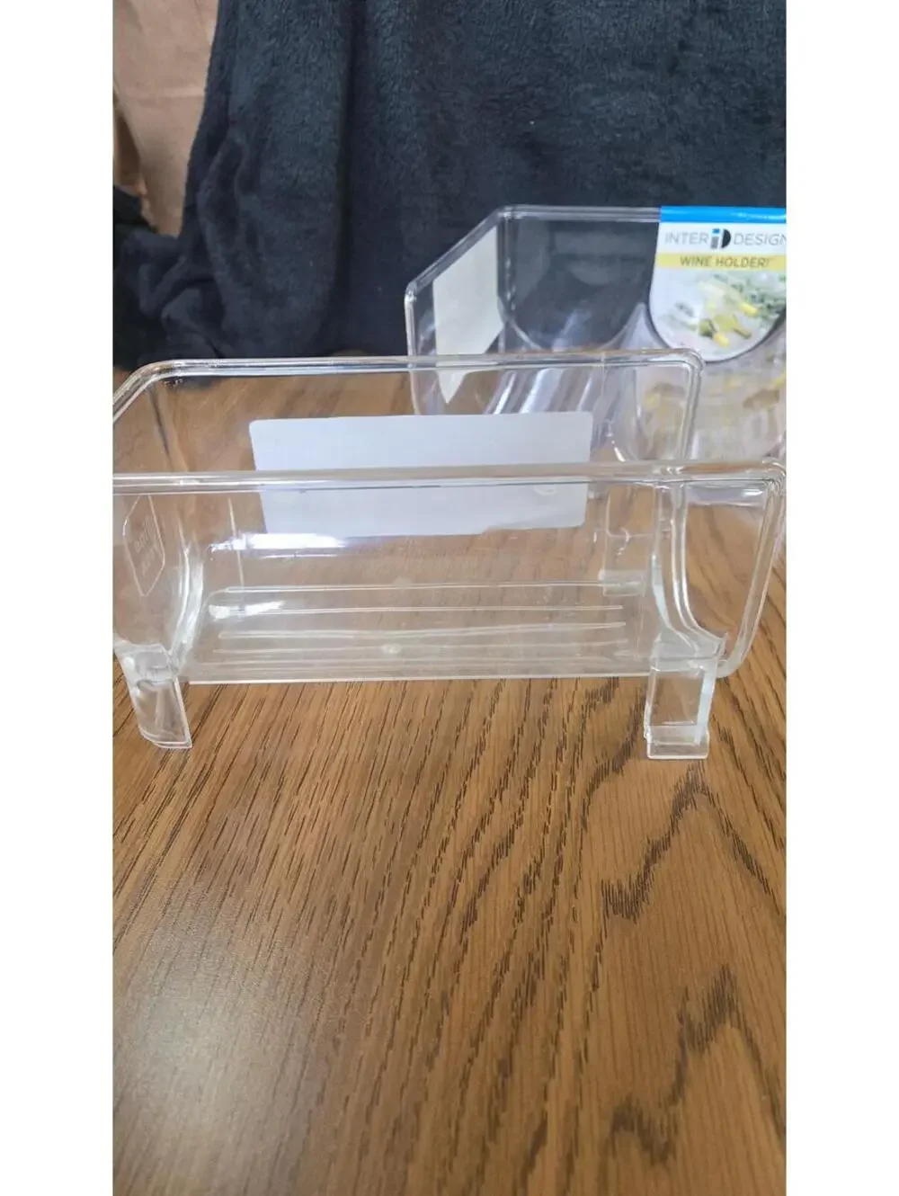 Clear Acrylic Wine Holder / Fridge & Freezer Wine Bottle Holder